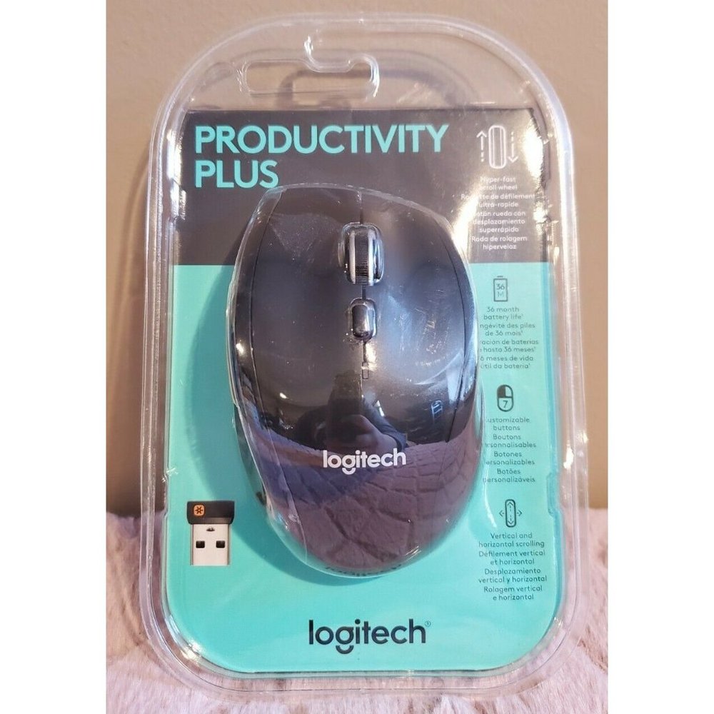 New Logitech Productivity Plus Computer Mouse